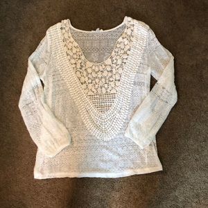 Hem & Thread crocheted top